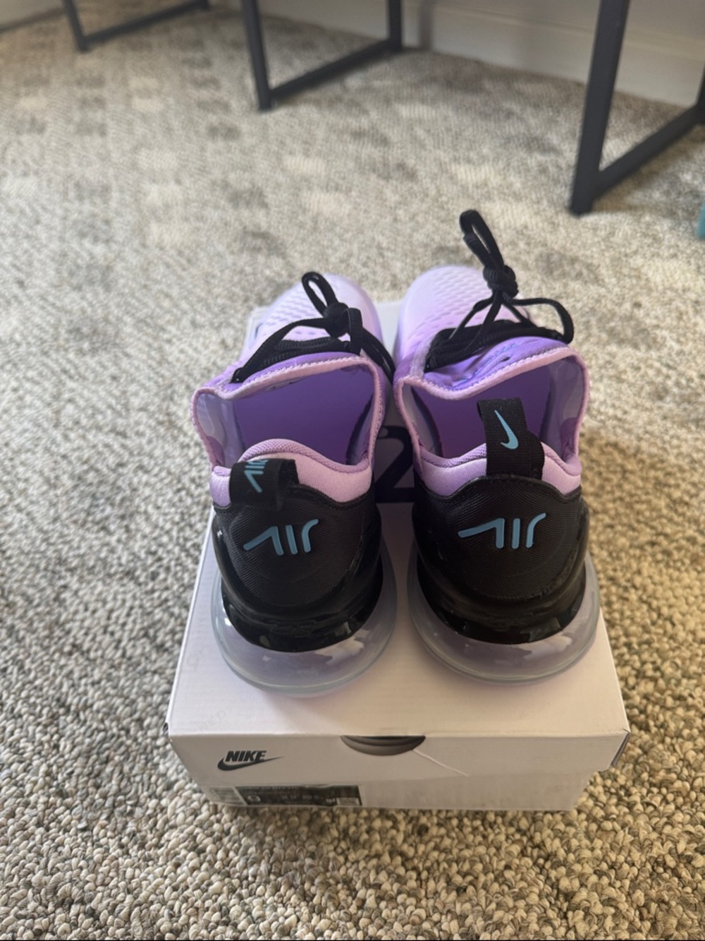 Nike Lilac and Black Air Max 270 - Picture 3 of 7